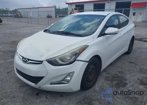 2016 Hyundai Elantra Se from USA, damaged, VIN 5NPDH4AE1GH743937